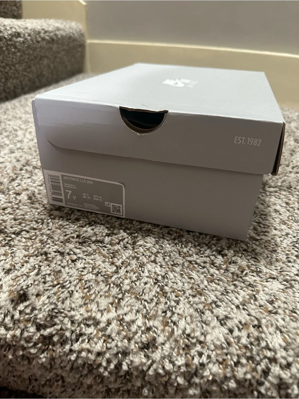 Nike Air VaporMax Box - Light Gray with White Logo